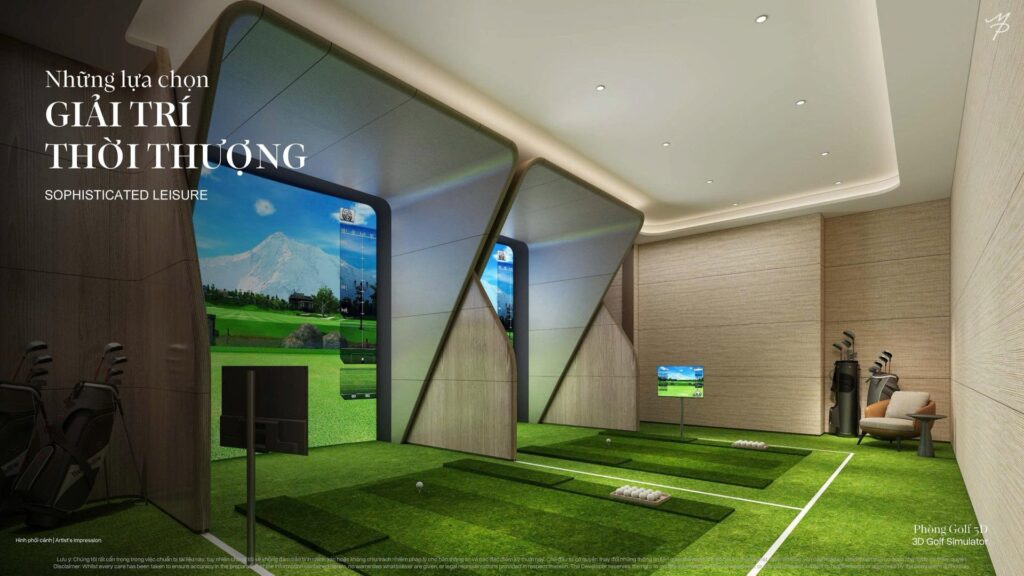 Phòng Golf 3D tại Vitality Hub Maison Privée